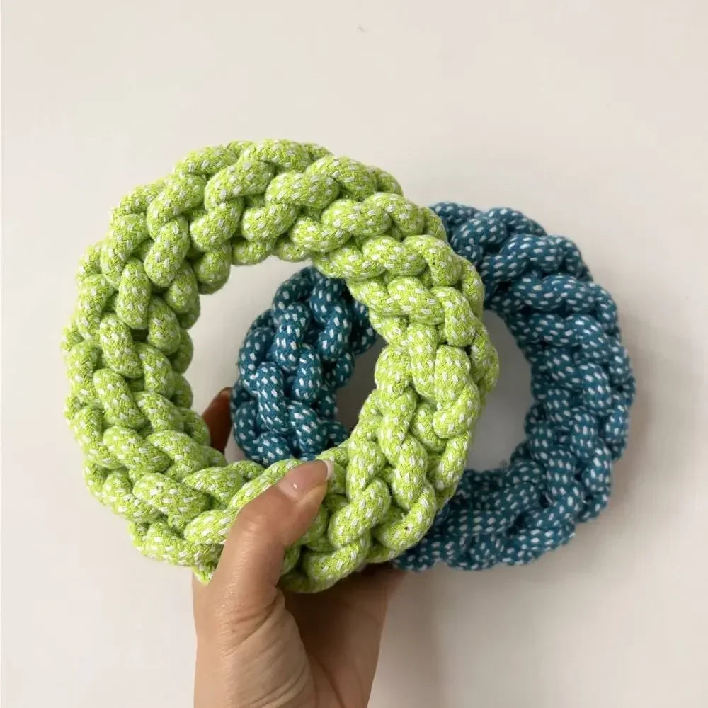 EcoPaws natural dog toy in cotton or hemp