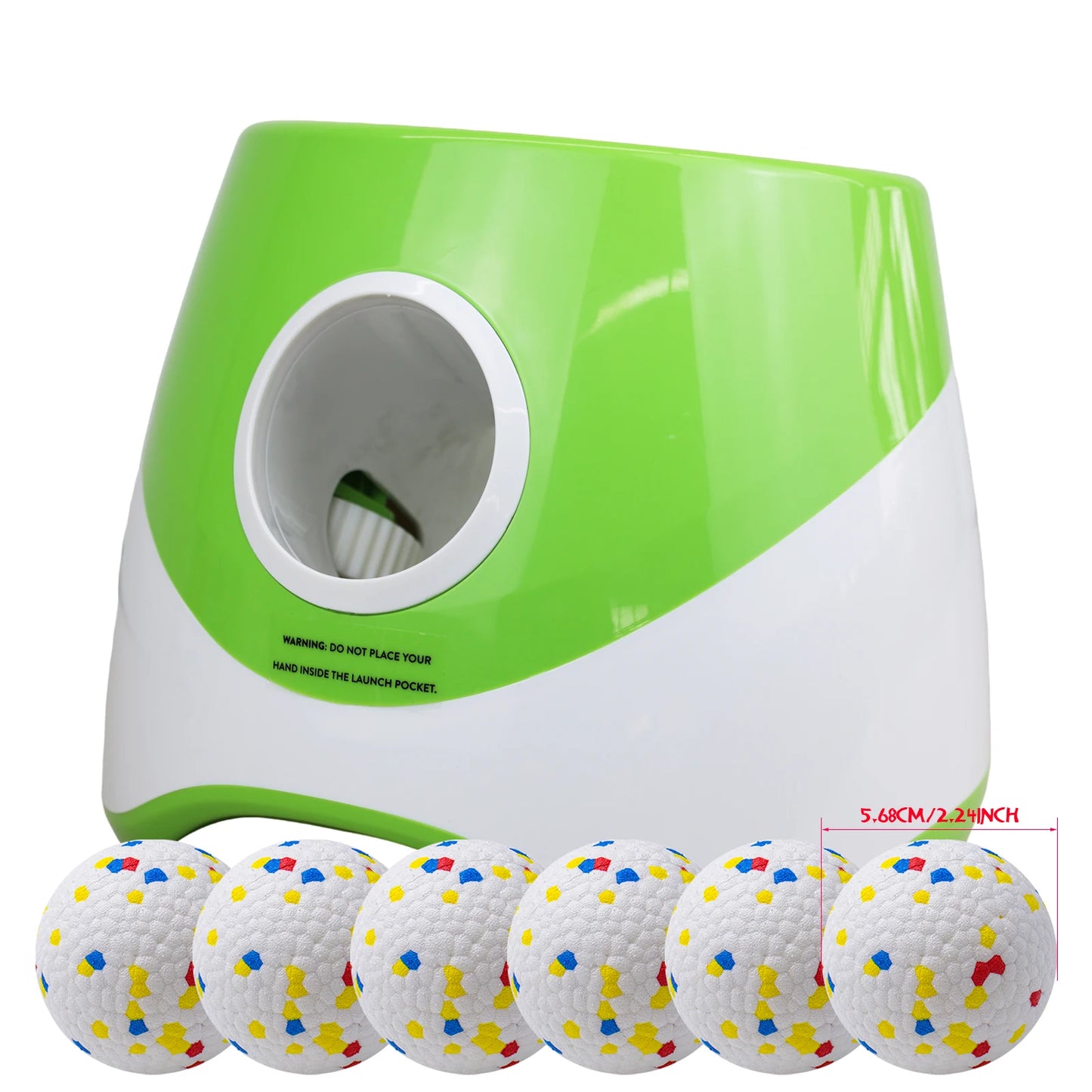 Automatic dog tennis ball launcher with rechargeable feature for small and medium dogs