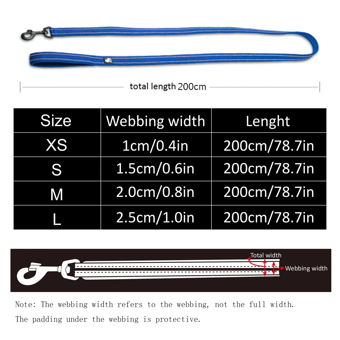 Multiple color options of Truelove leash laid out