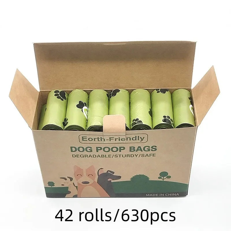 EcoPaws™ Earth Pack – 630PCS Biodegradable Dog Poop Bags (42 Rolls)