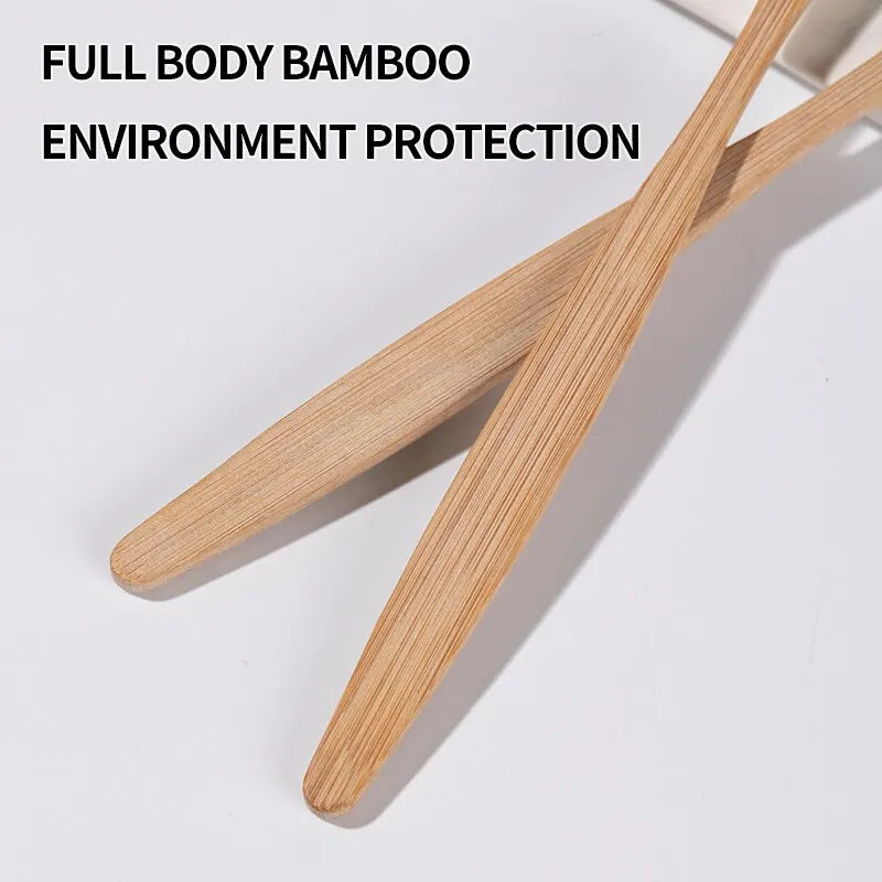 Colorful biodegradable bamboo toothbrush set with recycled box – EcoHome & Paws

